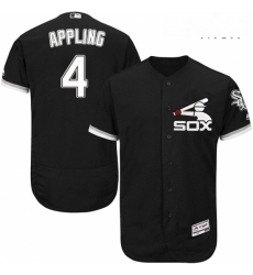 Mens Majestic Chicago White Sox 4 Luke Appling Authentic Black Alternate Home Cool Base MLB Jersey Mens Majestic Chicago White Sox 4 Luke Appling Authentic Black Alternate Home Cool Base MLB Jersey