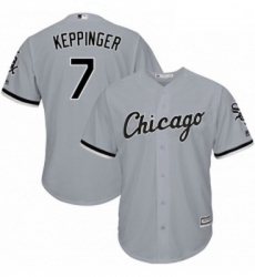Mens Majestic Chicago White Sox 7 Jeff Keppinger Grey Road Flex Base Authentic Collection MLB Jersey Mens Majestic Chicago White Sox 7 Jeff Keppinger Grey Road Flex Base Authentic Collection MLB Jersey