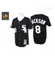 Mens Mitchell and Ness Chicago White Sox 8 Bo Jackson Authentic Black Throwback MLB Jersey Mens Mitchell and Ness Chicago White Sox 8 Bo Jackson Authentic Black Throwback MLB Jersey