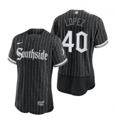 Women Chicago White Sox Southside Reynaldo Lopez City Connect Authentic Jersey Women Chicago White Sox Southside Reynaldo Lopez City Connect Authentic Jersey