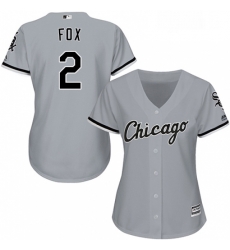 Womens Majestic Chicago White Sox 2 Nellie Fox Authentic Grey Road Cool Base MLB Jersey Womens Majestic Chicago White Sox 2 Nellie Fox Authentic Grey Road Cool Base MLB Jersey