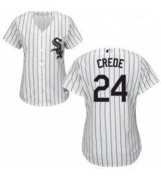 Womens Majestic Chicago White Sox 24 Joe Crede Replica White Home Cool Base MLB Jersey Womens Majestic Chicago White Sox 24 Joe Crede Replica White Home Cool Base MLB Jersey