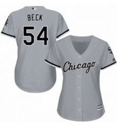 Womens Majestic Chicago White Sox 54 Chris Beck Authentic Grey Road Cool Base MLB Jersey Womens Majestic Chicago White Sox 54 Chris Beck Authentic Grey Road Cool Base MLB Jersey
