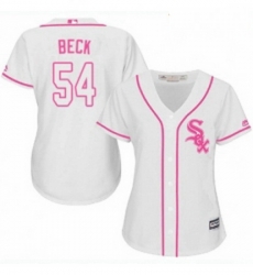Womens Majestic Chicago White Sox 54 Chris Beck Authentic White Fashion Cool Base MLB Jersey Womens Majestic Chicago White Sox 54 Chris Beck Authentic White Fashion Cool Base MLB Jersey