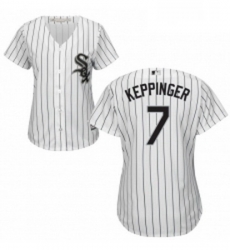 Womens Majestic Chicago White Sox 7 Jeff Keppinger Replica White Home Cool Base MLB Jersey Womens Majestic Chicago White Sox 7 Jeff Keppinger Replica White Home Cool Base MLB Jersey