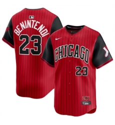 Youth Chicago White Sox 23 Andrew Benintendi Red Black 2025 City Connect Limited Stitched Baseball Jersey