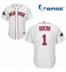 Youth Majestic Boston Red Sox 1 Bobby Doerr Authentic White Home Cool Base 2018 World Series Champions MLB Jersey Youth Majestic Boston Red Sox 1 Bobby Doerr Authentic White Home Cool Base 2018 World Series Champions MLB Jersey