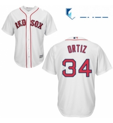 Youth Majestic Boston Red Sox 34 David Ortiz Replica White Home Cool Base MLB Jersey Youth Majestic Boston Red Sox 34 David Ortiz Replica White Home Cool Base MLB Jersey
