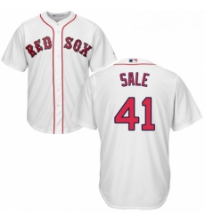 Youth Majestic Boston Red Sox 41 Chris Sale Authentic White Home Cool Base MLB Jersey Youth Majestic Boston Red Sox 41 Chris Sale Authentic White Home Cool Base MLB Jersey