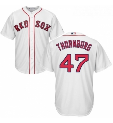 Youth Majestic Boston Red Sox 47 Tyler Thornburg Replica White Home Cool Base MLB Jersey Youth Majestic Boston Red Sox 47 Tyler Thornburg Replica White Home Cool Base MLB Jersey