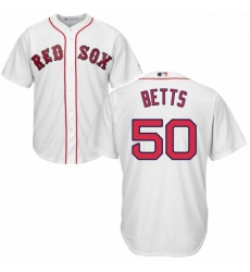 Youth Majestic Boston Red Sox 50 Mookie Betts Authentic White Home Cool Base MLB Jersey Youth Majestic Boston Red Sox 50 Mookie Betts Authentic White Home Cool Base MLB Jersey