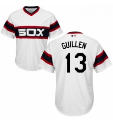 Youth Majestic Chicago White Sox 13 Ozzie Guillen Authentic White 2013 Alternate Home Cool Base MLB Jersey Youth Majestic Chicago White Sox 13 Ozzie Guillen Authentic White 2013 Alternate Home Cool Base MLB Jersey