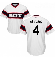 Youth Majestic Chicago White Sox 4 Luke Appling Replica White 2013 Alternate Home Cool Base MLB Jersey Youth Majestic Chicago White Sox 4 Luke Appling Replica White 2013 Alternate Home Cool Base MLB Jersey