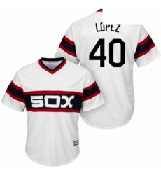 Youth Majestic Chicago White Sox 40 Reynaldo Lopez Replica White 2013 Alternate Home Cool Base MLB Jersey Youth Majestic Chicago White Sox 40 Reynaldo Lopez Replica White 2013 Alternate Home Cool Base MLB Jersey
