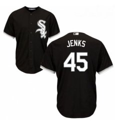 Youth Majestic Chicago White Sox 45 Bobby Jenks Replica Black Alternate Home Cool Base MLB Jersey Youth Majestic Chicago White Sox 45 Bobby Jenks Replica Black Alternate Home Cool Base MLB Jersey