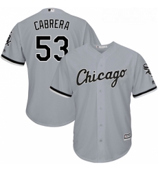 Youth Majestic Chicago White Sox 53 Melky Cabrera Replica Grey Road Cool Base MLB Jersey Youth Majestic Chicago White Sox 53 Melky Cabrera Replica Grey Road Cool Base MLB Jersey