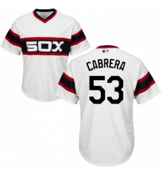 Youth Majestic Chicago White Sox 53 Melky Cabrera Replica White 2013 Alternate Home Cool Base MLB Jersey Youth Majestic Chicago White Sox 53 Melky Cabrera Replica White 2013 Alternate Home Cool Base MLB Jersey