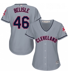 Womens Majestic Cleveland Indians 46 Matt Belisle Authentic Grey Road Cool Base MLB Jersey Womens Majestic Cleveland Indians 46 Matt Belisle Authentic Grey Road Cool Base MLB Jersey