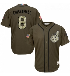 Youth Majestic Cleveland Indians 8 Lonnie Chisenhall Authentic Green Salute to Service MLB Jersey Youth Majestic Cleveland Indians 8 Lonnie Chisenhall Authentic Green Salute to Service MLB Jersey