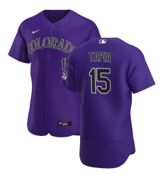 Men Colorado Rockies 15 Raimel Tapia Men Nike Purple Alternate 2020 Flex Base Player MLB Jersey Men Colorado Rockies 15 Raimel Tapia Men Nike Purple Alternate 2020 Flex Base Player MLB Jersey
