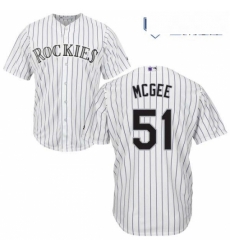 Mens Majestic Colorado Rockies 51 Jake McGee Replica White Home Cool Base MLB Jersey Mens Majestic Colorado Rockies 51 Jake McGee Replica White Home Cool Base MLB Jersey