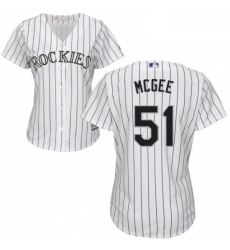 Womens Majestic Colorado Rockies 51 Jake McGee Replica White Home Cool Base MLB Jersey Womens Majestic Colorado Rockies 51 Jake McGee Replica White Home Cool Base MLB Jersey