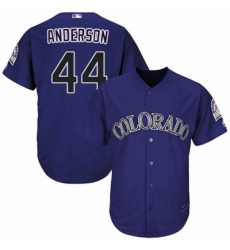 Youth Majestic Colorado Rockies 44 Tyler Anderson Authentic Purple Alternate 1 Cool Base MLB Jersey Youth Majestic Colorado Rockies 44 Tyler Anderson Authentic Purple Alternate 1 Cool Base MLB Jersey