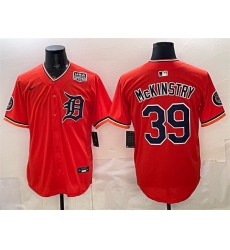Men Detroit Tigers 39 Zach McKinstry Orange 2026 Alternate USA 250 Patch Vapor Premier Limited Stitched Baseball Jersey Men Detroit Tigers 39 Zach McKinstry Orange 2026 Alternate USA 250 Patch Vapor Premier Limited Stitched Baseball Jersey