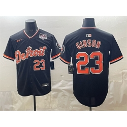 Men Detroit Tigers  Kirk Gibson Black 2026 Alternate USA 250  Patch Vapor Premier Limited Stitched Baseball Jersey