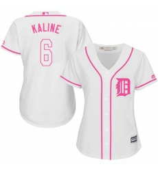 Womens Majestic Detroit Tigers 6 Al Kaline Replica White Fashion Cool Base MLB Jersey Womens Majestic Detroit Tigers 6 Al Kaline Replica White Fashion Cool Base MLB Jersey