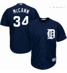 Youth Majestic Detroit Tigers 34 James McCann Authentic Navy Blue Alternate Cool Base MLB Jersey Youth Majestic Detroit Tigers 34 James McCann Authentic Navy Blue Alternate Cool Base MLB Jersey