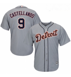 Youth Majestic Detroit Tigers 9 Nick Castellanos Replica Grey Road Cool Base MLB Jersey Youth Majestic Detroit Tigers 9 Nick Castellanos Replica Grey Road Cool Base MLB Jersey