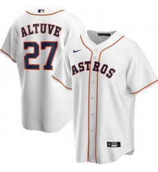 Astros 27 Jose Altuve White 2020 Nike Cool Base Jersey Astros 27 Jose Altuve White 2020 Nike Cool Base Jersey