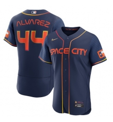 Men Houston Astros 44 Yordan Alvarez 2022 Navy City Connect Flex Base Stitched Baseball jersey Men Houston Astros 44 Yordan Alvarez 2022 Navy City Connect Flex Base Stitched Baseball jersey