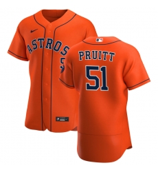 Men Houston Astros 51 Austin Pruitt Men Nike Orange Alternate 2020 Flex Base Team MLB Jersey Men Houston Astros 51 Austin Pruitt Men Nike Orange Alternate 2020 Flex Base Team MLB Jersey