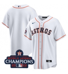 Men Houston Astros Blank White 2022 World Series Champions Home Stitched Baseball Jersey Men Houston Astros Blank White 2022 World Series Champions Home Stitched Baseball Jersey