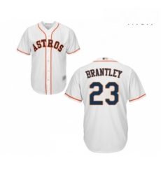 Mens Houston Astros 23 Michael Brantley Replica White Home Cool Base Baseball Jersey Mens Houston Astros 23 Michael Brantley Replica White Home Cool Base Baseball Jersey