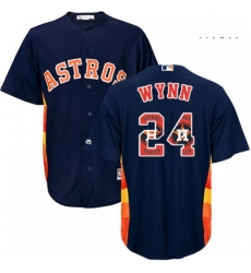 Mens Majestic Houston Astros 24 Jimmy Wynn Authentic Navy Blue Team Logo Fashion Cool Base MLB Jersey Mens Majestic Houston Astros 24 Jimmy Wynn Authentic Navy Blue Team Logo Fashion Cool Base MLB Jersey
