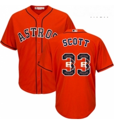 Mens Majestic Houston Astros 33 Mike Scott Authentic Orange Team Logo Fashion Cool Base MLB Jersey Mens Majestic Houston Astros 33 Mike Scott Authentic Orange Team Logo Fashion Cool Base MLB Jersey