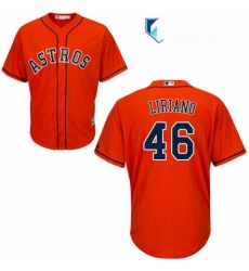 Mens Majestic Houston Astros 46 Francisco Liriano Replica Orange Alternate Cool Base MLB Jersey Mens Majestic Houston Astros 46 Francisco Liriano Replica Orange Alternate Cool Base MLB Jersey