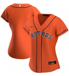 Houston Astros Nike Women Alternate 2020 MLB Team Jersey Orange Houston Astros Nike Women Alternate 2020 MLB Team Jersey Orange