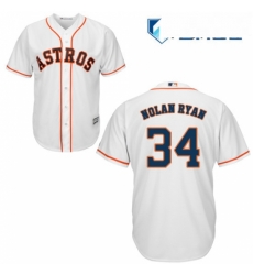 Womens Majestic Houston Astros 34 Nolan Ryan Authentic White Home Cool Base MLB Jersey Womens Majestic Houston Astros 34 Nolan Ryan Authentic White Home Cool Base MLB Jersey