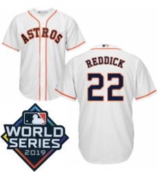 Youth Majestic Houston Astros 22 Josh Reddick White Home Cool Base Sitched 2019 World Series Patch Jersey Youth Majestic Houston Astros 22 Josh Reddick White Home Cool Base Sitched 2019 World Series Patch Jersey