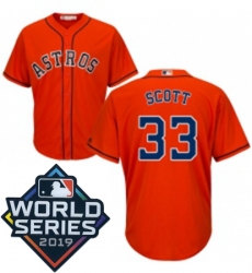 Youth Majestic Houston Astros 33 Mike Scott Orange Alternate Cool Base Sitched 2019 World Series Patch Jersey Youth Majestic Houston Astros 33 Mike Scott Orange Alternate Cool Base Sitched 2019 World Series Patch Jersey