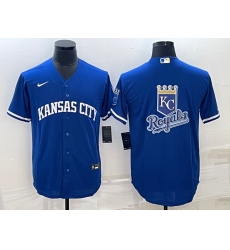 Men Kansas City Royals Royal Team Big Logo Cool Base Stitched Jersey Men Kansas City Royals Royal Team Big Logo Cool Base Stitched Jersey