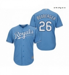 Mens Kansas City Royals 26 Brad Boxberger Replica Light Blue Alternate 1 Cool Base Baseball Jersey Mens Kansas City Royals 26 Brad Boxberger Replica Light Blue Alternate 1 Cool Base Baseball Jersey