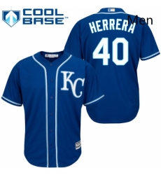 Mens Majestic Kansas City Royals 40 Kelvin Herrera Replica Blue Alternate 2 Cool Base MLB Jersey Mens Majestic Kansas City Royals 40 Kelvin Herrera Replica Blue Alternate 2 Cool Base MLB Jersey