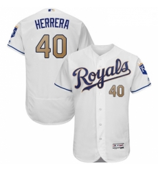 Mens Majestic Kansas City Royals 40 Kelvin Herrera White Home Flex Base Authentic MLB Jersey Mens Majestic Kansas City Royals 40 Kelvin Herrera White Home Flex Base Authentic MLB Jersey