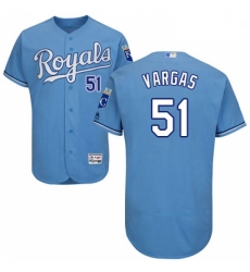 Mens Majestic Kansas City Royals 51 Jason Vargas Light Blue Flexbase Authentic Collection MLB Jersey Mens Majestic Kansas City Royals 51 Jason Vargas Light Blue Flexbase Authentic Collection MLB Jersey