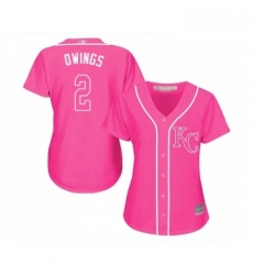 Womens Kansas City Royals 2 Chris Owings Replica Pink Fashion Cool Base Baseball Jersey Womens Kansas City Royals 2 Chris Owings Replica Pink Fashion Cool Base Baseball Jersey